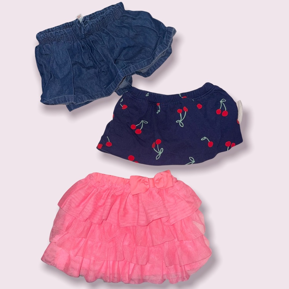 Baby Girl “12 Months” Skirt Bundle
